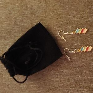 NWOT Multi Color Earrings